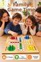 Wooden Ludo Box Game 25X25 cm – Family-Sized Fun Intelligence and Strategy Game - 4