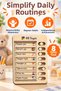Wooden Children's Daily Routine Checklist – Educational To-Do List and Habit Tracker Board - 4