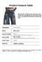 Women's 2W6-11 Wide Leg Palazzo Embroidery Special Design Denim Jeans - 7
