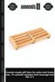Special Production Giftware Salon Product Home Use 10 Roller Wooden Foot Massager Mz-511