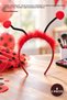 5 Pcs Ladybug Crown – Show Accessory, Kids Costume Crown, Party and Stage Use, Flexible Lightweight Headband Red Black