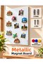 Magnetic Spool Board 50X70 cm Saraydüzü White Metal Magnetic Surface Decorative Wall Board (with Magnet Gift) - 4