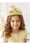 Design Yellow Tulle Princess Crown Mermaid Rainbow Tailed Girl Children's Birthday Party Crown