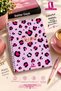 Leopard Patterned 17X24 Hard Cover Lined Spiral 96 Sheet Grammage Notebook