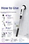 9 in 1 Electric Cleaning Tool Brush Electric Spin Cleaning Scrubber 9 Different Heads - 2