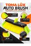 Toma Lux Car Wash Brush 20 cm – Car Cleaning Brush with Soft Fluorescent Bristles and Hose Inlet - 2