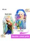 Frozen Concept Elsa Anna Olaf 5 Piece Large Size Balloon Set Frozen Theme Elsa Balloon Anna Balloon Olaf Balloon - 4