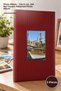 5 pieces of photo album - 10x15 cm 300-piece red square patterned, photo album, photo album