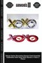 Delux Series Decorative Glasses Event Supplies Celebration Items Xoxo Party Glasses 2 Colors 2 Pieces