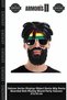 Delux Series Show Prop Rasta Wig Rasta Beard Bob Marley Mustache Party Glasses 27X18 cm