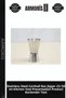 Stainless Steel Cocktail Bar Scale 25/50 ml Kitchen Utensil Presentation Product Bartender Tool