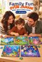 6-Piece 48-Piece Children's Puzzle Set Educational Puzzle Game – Football, Forest, Seasons, Fairy Tale, Sea, and Uza - 2