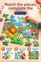 48 Pieces Cheerful Football Players Themed Puzzle Children's Educational Puzzle Game 27.5X19.5 cm - 5