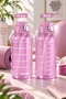 2.4 Liter Pink Color Flask with Straw - 2