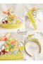 Design Yellow Tulle Princess Crown Mermaid Rainbow Tailed Girl Children's Birthday Party Crown - 2