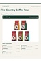 Five Countries Selection Filter Coffee Set 5X250 g Total 1250 g Ground Medium Roast 100% Arabica - 2