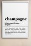 6 Piece Bar Dictionary Drink Definitions Framed Chart Set Cocktail Posters Bar Decor Six12 - 3