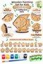 24-Piece Wooden Painting Figures Sea Animals Princess and City Set with Acrylic Paints and Brush Gift Set - 3