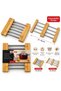 Adjustable Metal Stand with Bamboo Legs 21X22---21X34Cm () Glbl-Stl57839