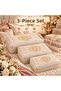 Dowry Box Velvet Gold Embroidered 3-Piece Bundle Engagement Bride Groom Gift Box 60X40, 40X40, 35X30