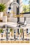 Baston Delta Sink Faucet with Cotton Filter – Purified Sink Tap – Filtered Water Faucet – Chrome - 5