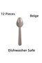 12 Pieces Plastic Spoons Bpa Free School Camping Picnic Party Birthday Qlux L-00917