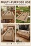 Multi-Purpose Velvet Sofa Cover with Non-Slip Sponge 165X215 cm Modern Bohemian Sofa Bed Throw Picnic Tablecloth Alk2 - 3