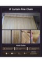 Ip Curtain Special Series Thin Chain Gold Color (100 Width 300 Length) with Cornice and Rustic Uses - 2
