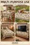 Multi-Purpose Velvet Sofa Cover with Non-Slip Sponge 165X215 cm Modern Bohemian Sofa Bed Throw Picnic Tablecloth Alk7 - 3