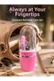 Pink Manicure Pedicure Care Set Tweezers Nail Clippers Scissors File -
