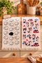 Kitchen Towel Printed 40X60 2 Pieces Drying Cloth Hand Towel
