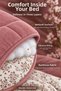 Julia |   Patterned Double-Sided Wellsoft Elastic Sheet and Pillowcase Sleeping Set |   Quilt |   Elastic Fitted Sheet |   Pillowcase |   Anti-Allergic |   Home Textiles |   Dowry |   4 Pieces - 7
