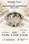 3-Piece Promise Engagement Ring Cutting Set – 2 Rose Motif Ring Risers and 1 Engraved Engagement Scissors, Silver Shine - 2