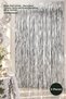 5 Pieces of Silver Metallic Fringed Backdrop Curtains – Metallic Decorative Curtain, Party and Event Backdrop, Silver Curtain
