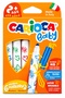 Baby Jumbo Washable Felt Tip Crayons 6 Colors - 6