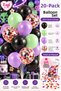 20-Piece Balloon Bundle Birthday Celebration Set Colorful Party Balloons and Decorations Balloon Set