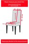 High Quality Brick Pattern Chair Cover Elasticated Washable Non-Slip Kitchen Diner Chair Cover Chair Cover Single Piece - 2