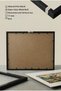 1 Piece Black Wooden Framed Horizontal Wooden Painting with Oriental Nature and Lake Landscape Concept - Home, Business and Office Decoration Painting - 7