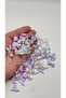 Sea Themed Beads Purple Color Mixed 75Pcs - 2