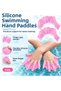 Silicone Swimming Hand Paddle Webbed Fingerless Water Exercise Glove - 5