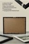 1 Piece Black Wooden Framed Classic Sea and Beach Concept Horizontal Wooden Painting with Pvc Panels - Home, Business, and Office Decoration Painting - 7