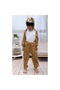 4 Pieces Children's Tiger Costume – Plush Lion Costume, Party and Halloween Outfit, Ages 4-5, 100 Cm, Yellow Brown, Plush Tiger Costume - 3
