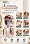 360 °   Multipurpose Organizer with Rotating Base – Organizer with Adjustable Shelves for Bathroom, Bedroom, and Office Transparent - 3