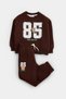 Brown Boy's Printed Thick/Fleece-Lined Knitted Bottom - Top Set Tkdaw27Au00054 - 5
