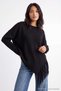 Black Oversize Tasseled Knitwear Sweater Twoaw27Kz00341 - 5