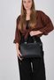 Silver & polo sp1237 women's handbag black - 6