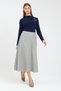 Midi Length Side Elasticated Klyos Skirt - 4