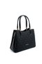 Black - Black Monogram Women's Handbag Sp1205 - 2