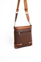 Brown - Tan Honeycomb Women's Crossbody Bag Sp1120 - 4