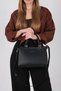 Silver & polo sp1237 women's handbag black
